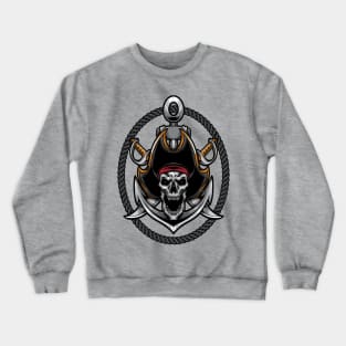 Screaming Skull Pirate Crewneck Sweatshirt